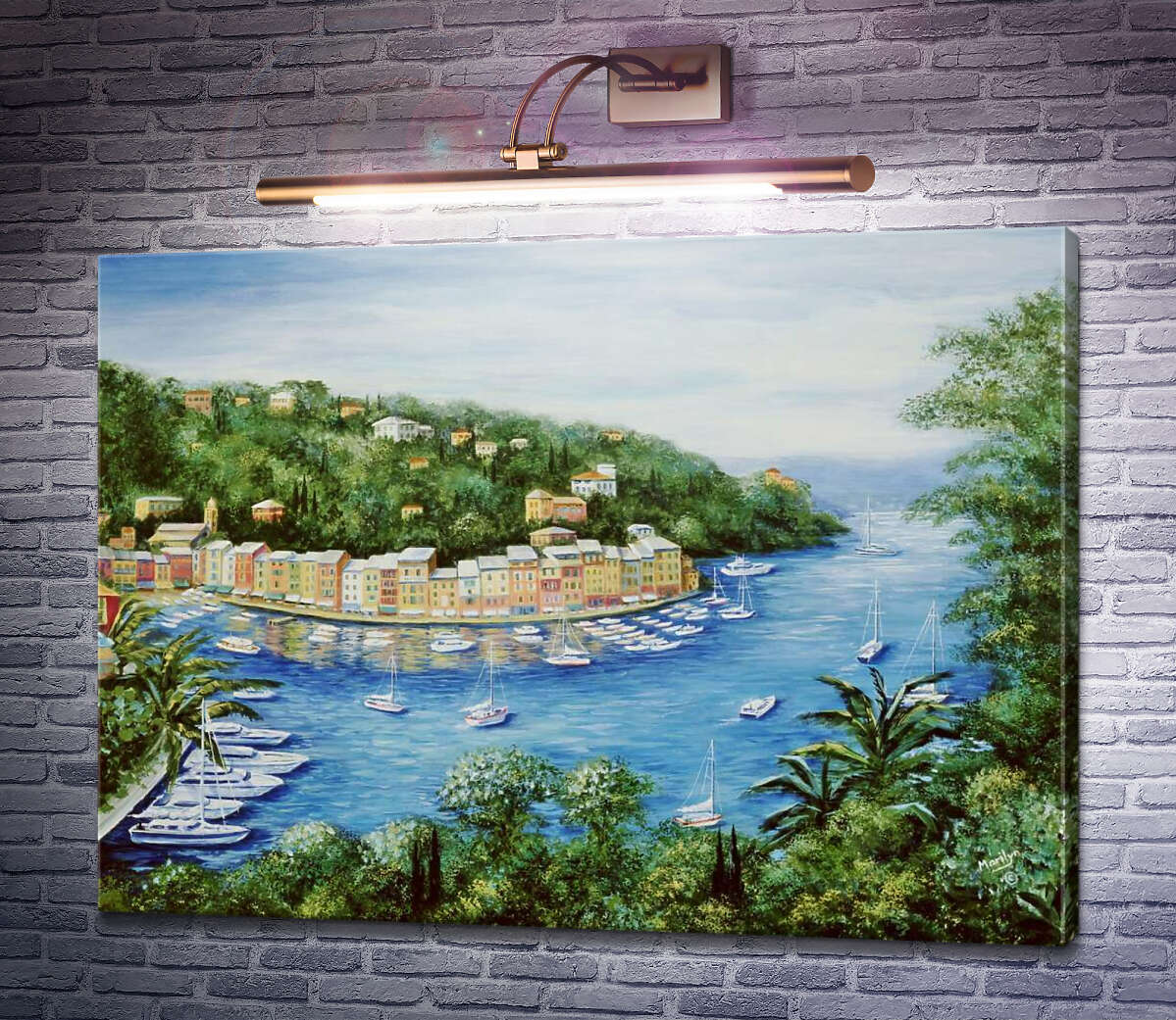 Картина Панорама Портофіно Мерилін Данлеп