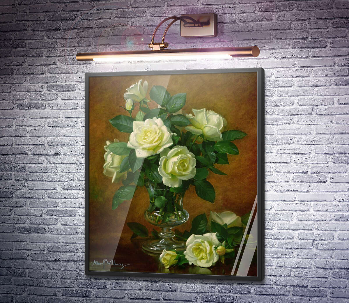 Постер Жовті троянди Альберт Вільямс