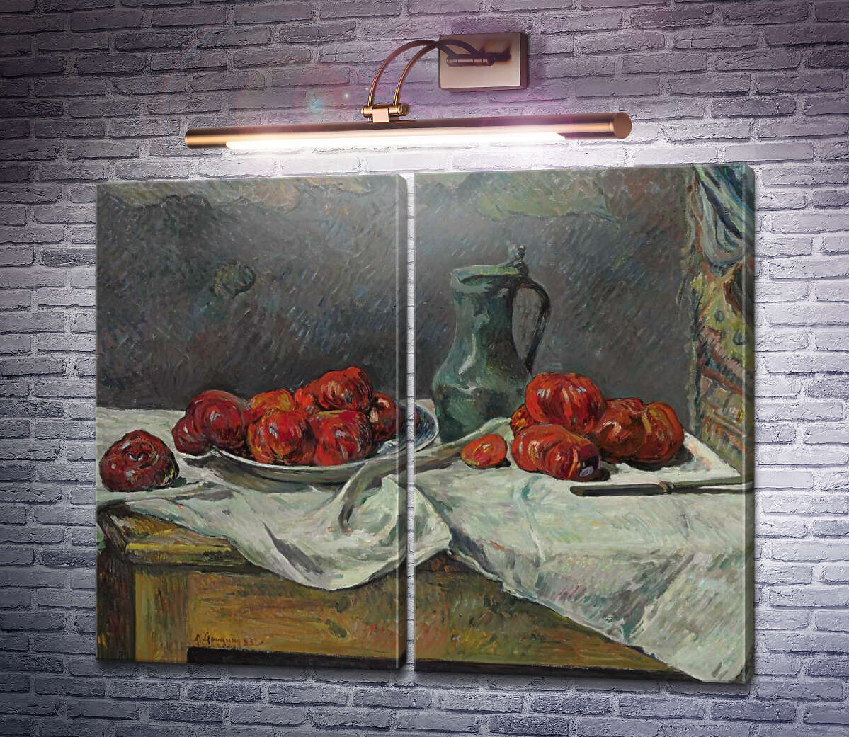 Модульна картина Натюрморт з помідорами Поль Гоген