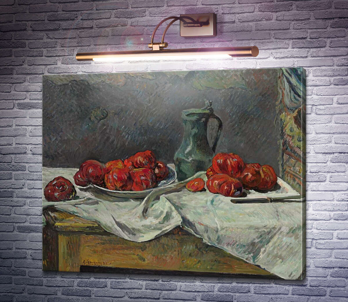 Картина Натюрморт с помидорами Поль Гоген