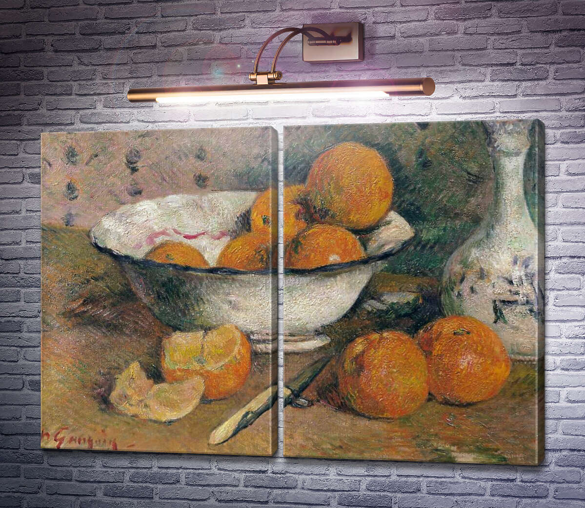 Модульна картина Натюрморт з апельсинами Поль Гоген