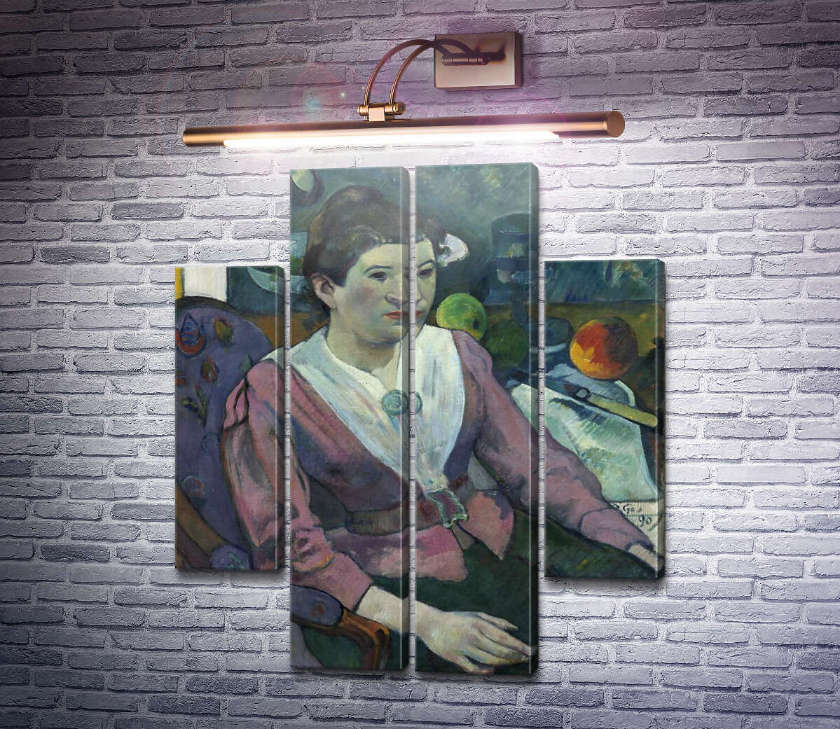 Модульна картина Марі Дерьє, 1890 (Модуль №20) Поль Гоген Модульна картина Марі Дерьє, 1890 (Модуль №20) Поль Гоген