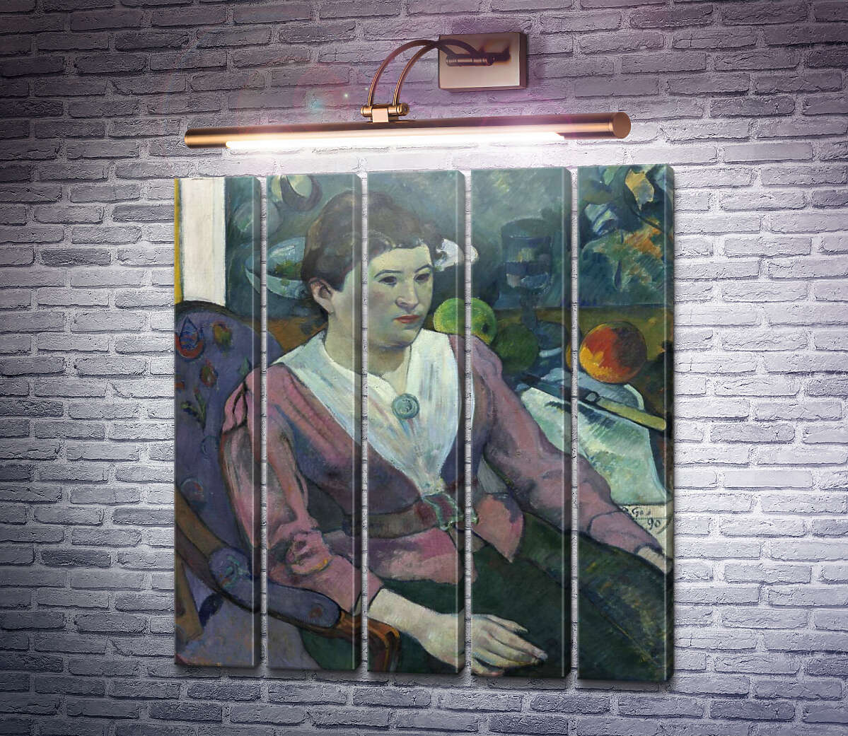 Модульная картина Мари Дерье, 1890 (Модуль №26) Поль Гоген Модульная картина Мари Дерье, 1890 (Модуль №26) Поль Гоген