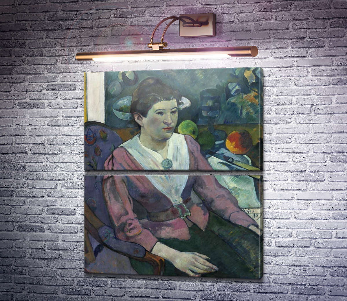 Модульная картина Мари Дерье, 1890 (Модуль №7) Поль Гоген Модульная картина Мари Дерье, 1890 (Модуль №7) Поль Гоген