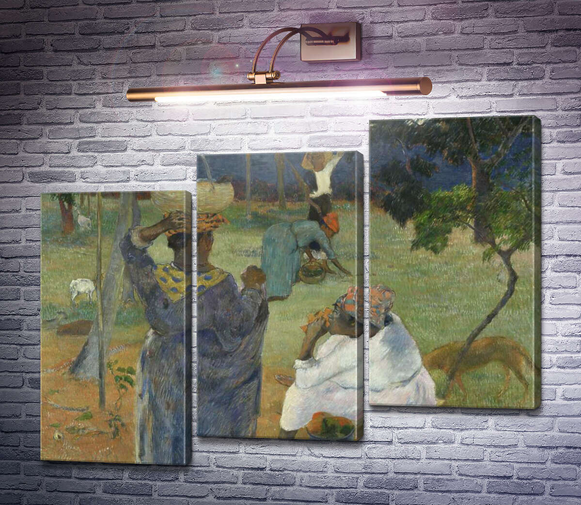 Модульна картина Збирачі манго, Мартініка, 1887 (Модуль №14) Поль Гоген
