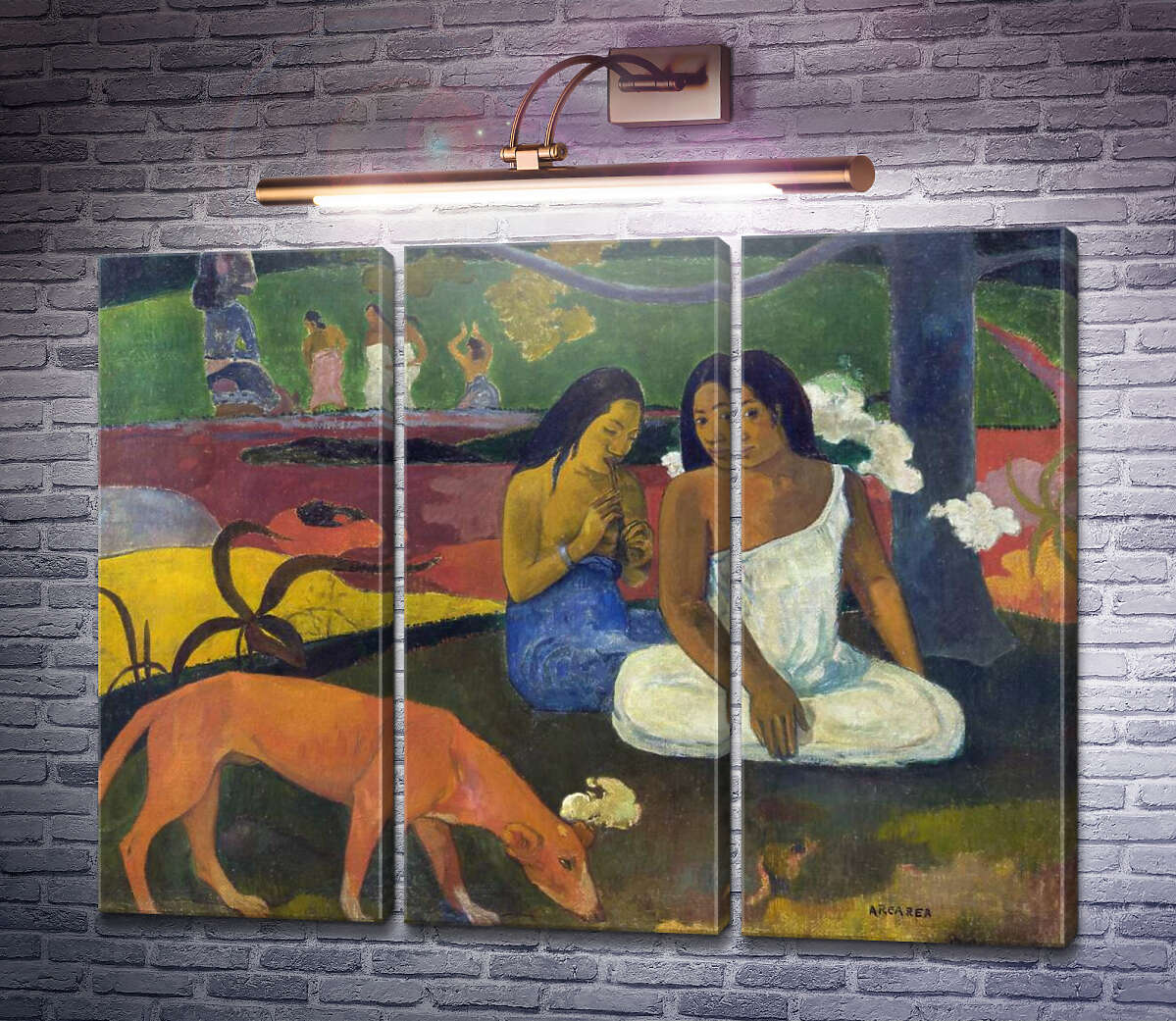 Модульна картина Розваги, 1982 (Модуль №2) Поль Гоген Модульна картина Розваги, 1982 (Модуль №2) Поль Гоген