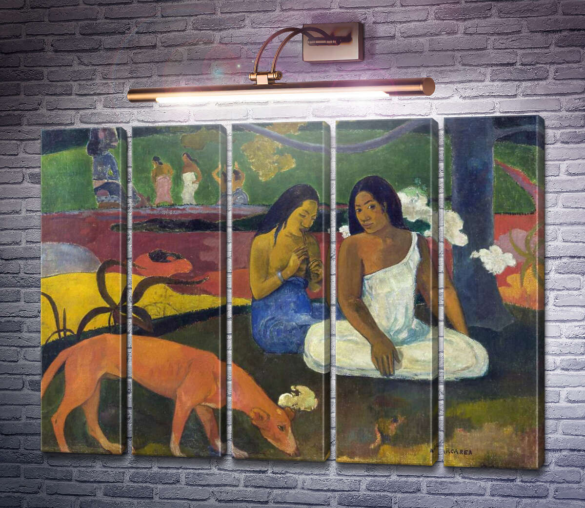 Модульна картина Розваги, 1982 (Модуль №26) Поль Гоген Модульна картина Розваги, 1982 (Модуль №26) Поль Гоген