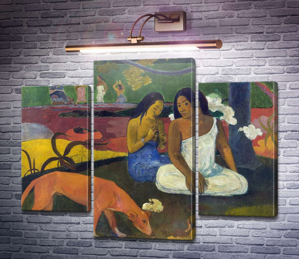 Модульная картина Развлечения, 1982 (Модуль №10) Поль Гоген