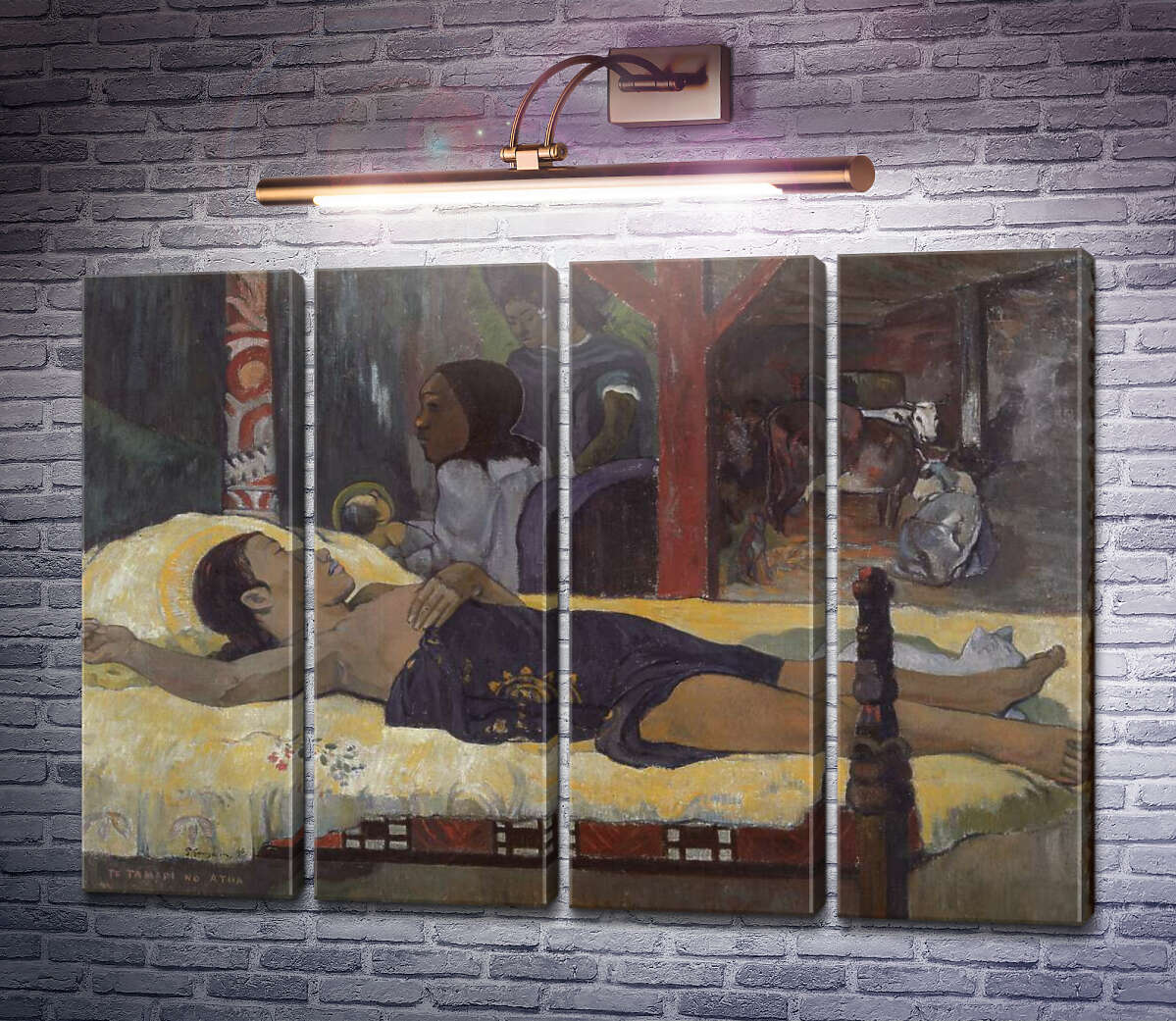 Модульная картина Рождение Сына Божьего, 1896 (Модуль №24) Поль Гоген Модульная картина Рождение Сына Божьего, 1896 (Модуль №24) Поль Гоген