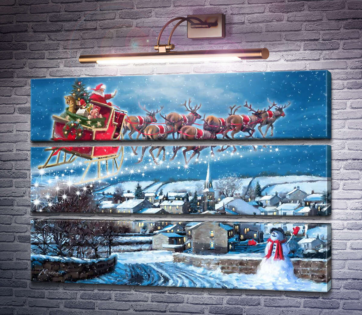 Модульна картина Дзвіночки (Jingle bells) (Модуль №15) Річард Макнейл Модульна картина Дзвіночки (Jingle bells) (Модуль №15) Річард Макнейл
