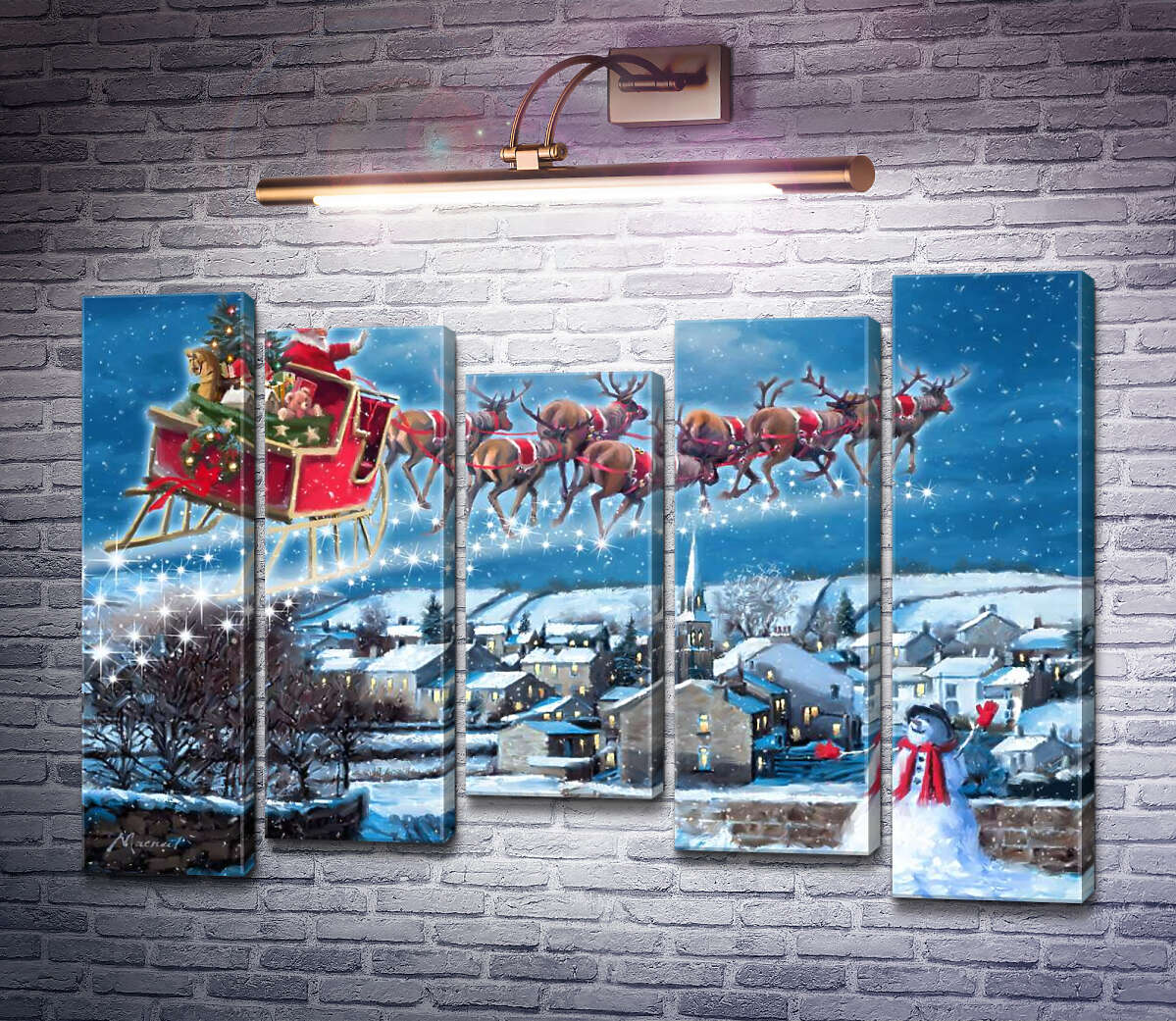Модульна картина Дзвіночки (Jingle bells) (Модуль №27) Річард Макнейл Модульна картина Дзвіночки (Jingle bells) (Модуль №27) Річард Макнейл