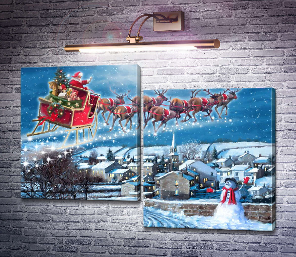 Модульна картина Дзвіночки (Jingle bells) (Модуль №9) Річард Макнейл Модульна картина Дзвіночки (Jingle bells) (Модуль №9) Річард Макнейл