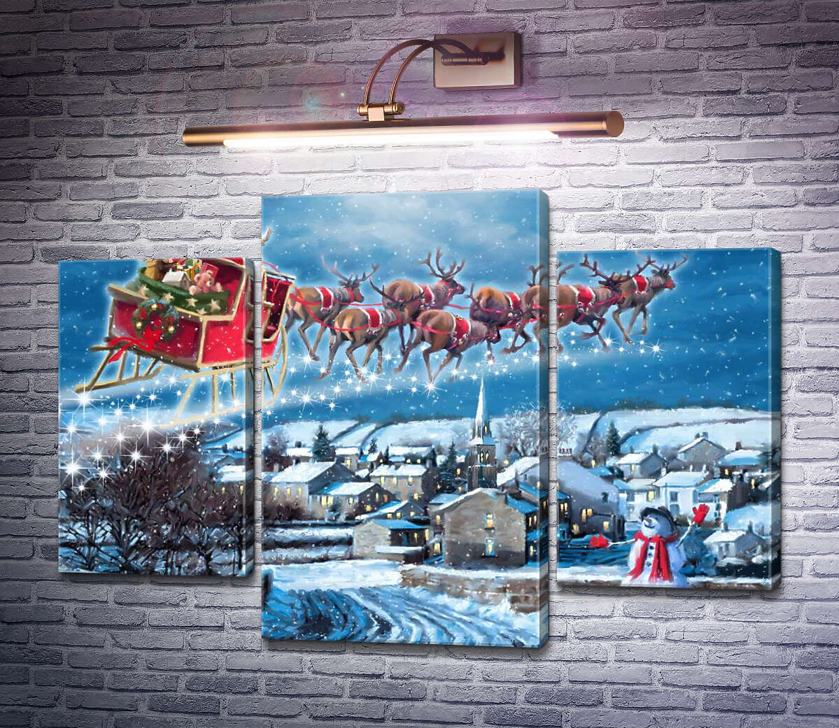 Модульная картина Колокольчики (Jingle bells) (Модуль №10) Ричард Макнейл Модульная картина Колокольчики (Jingle bells) (Модуль №10) Ричард Макнейл