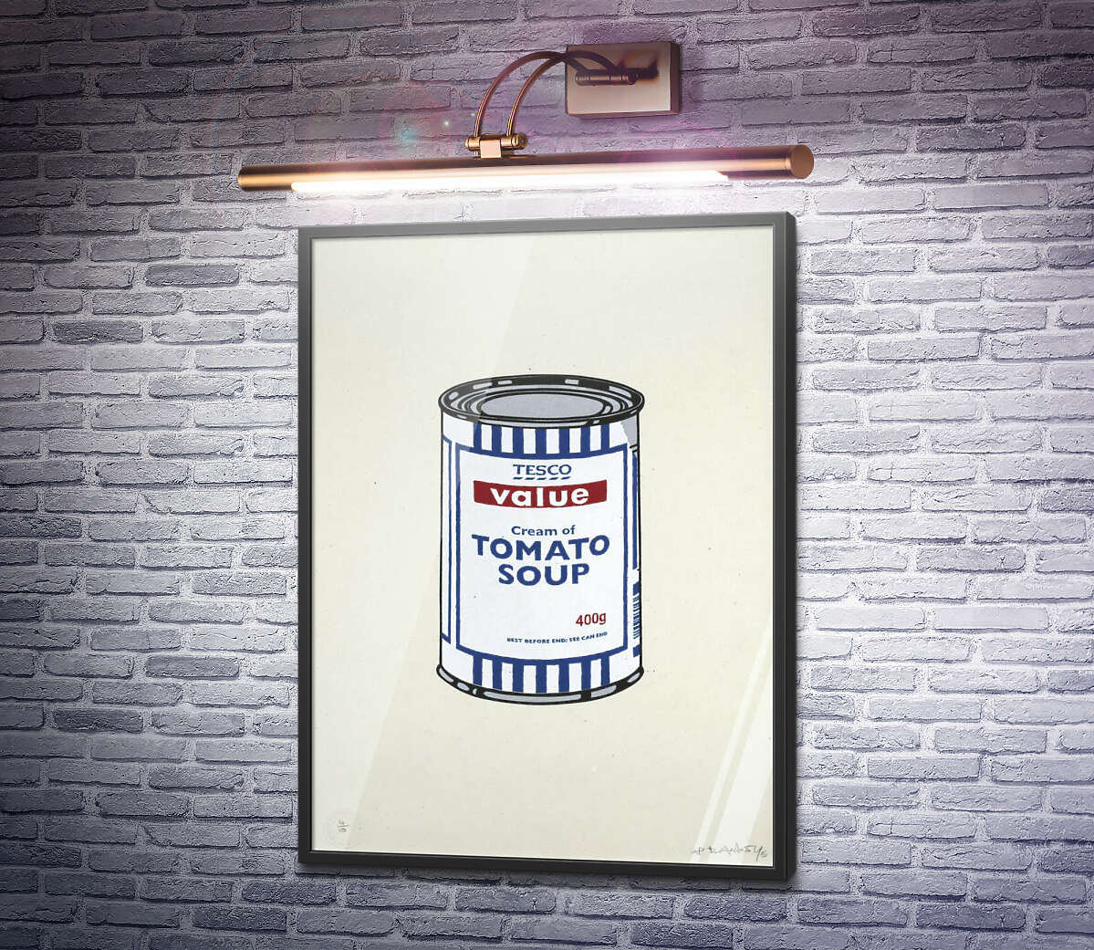 Постер Банка оригінального томатного супу Бенксі