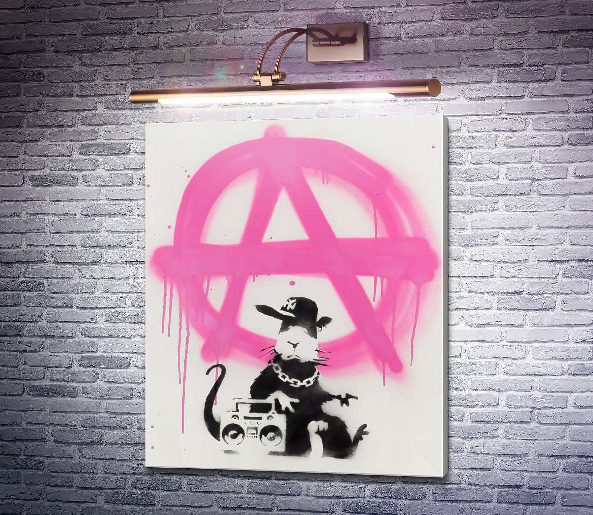 Картина Крыса-анархист Бэнкси