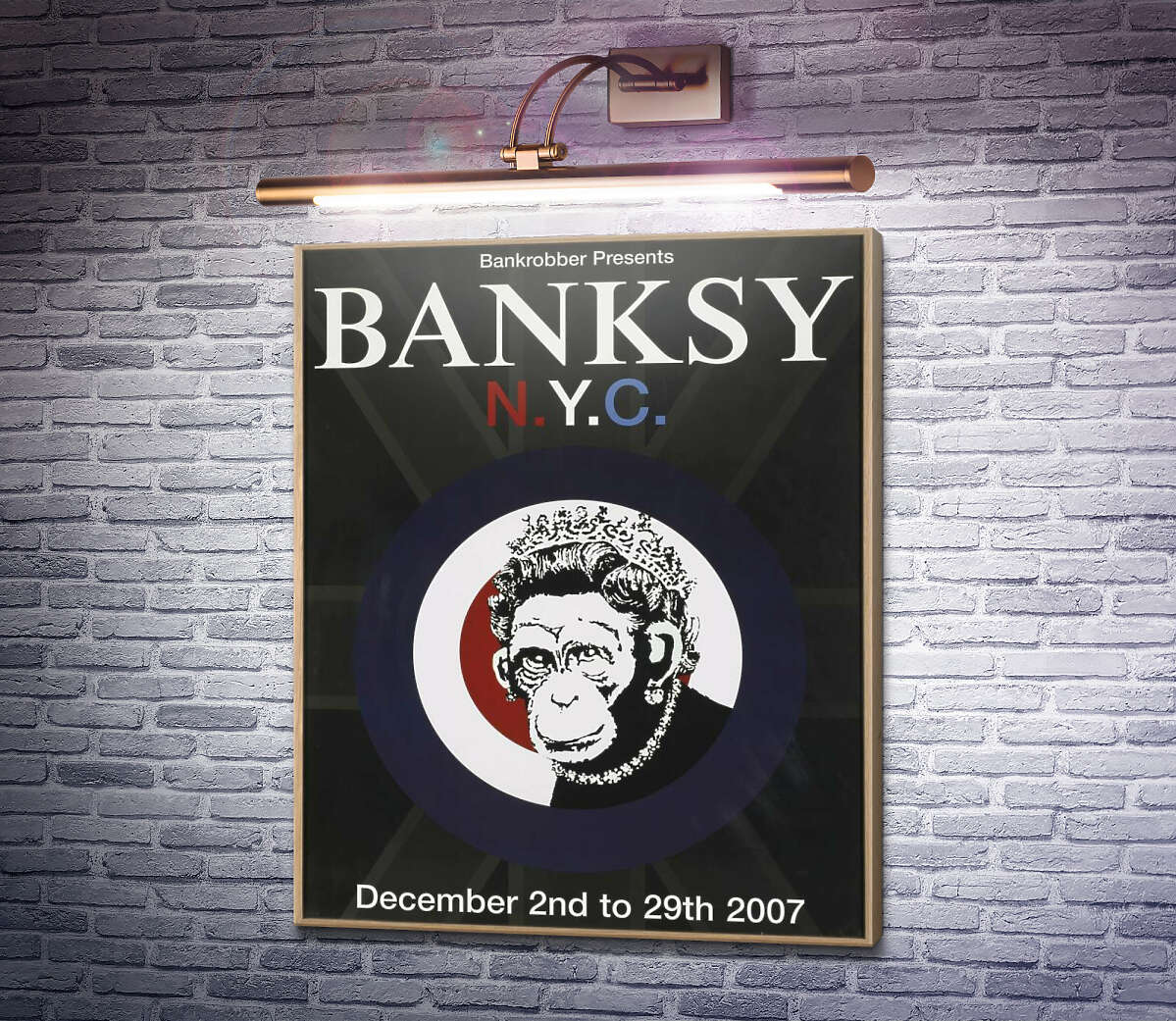Картина Афіша виставки Бенксі в Нью-Йорку 2007 року Бенксі