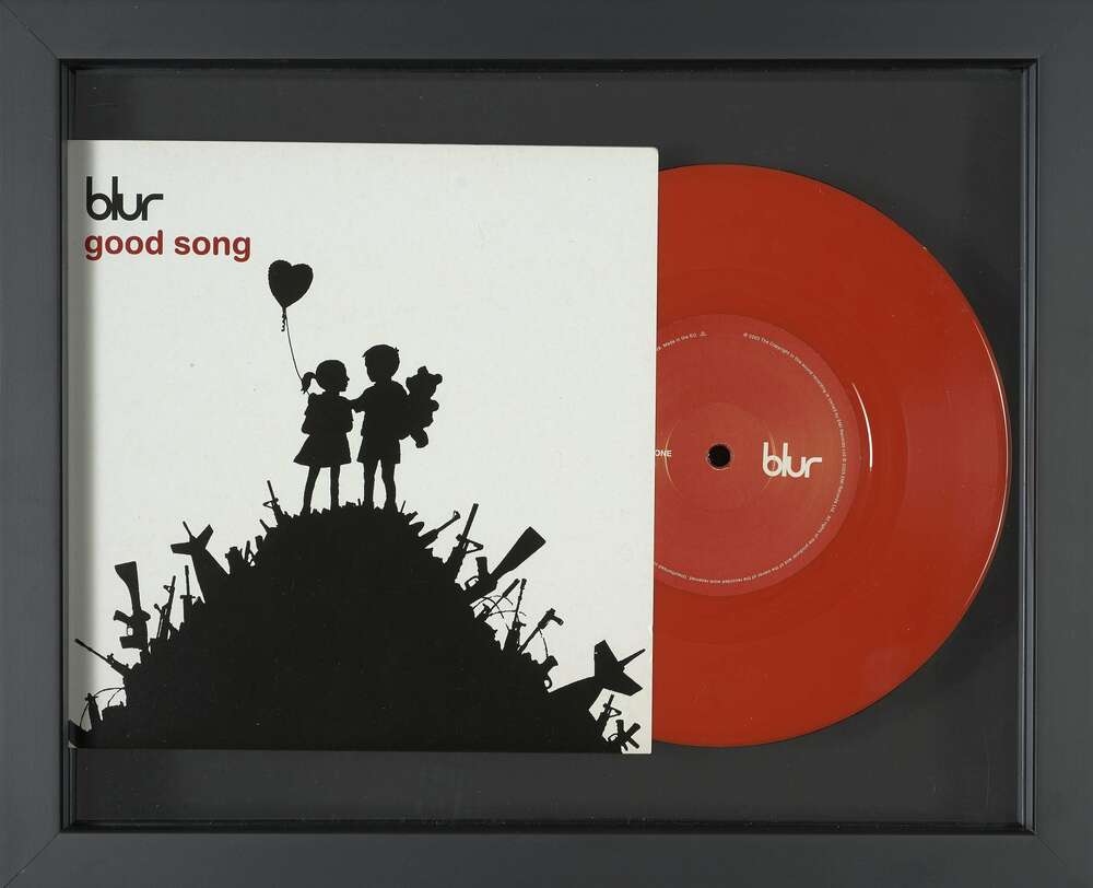 репродукция картина-постер  Обложка CD альбома Good song группы Blur Бэнкси