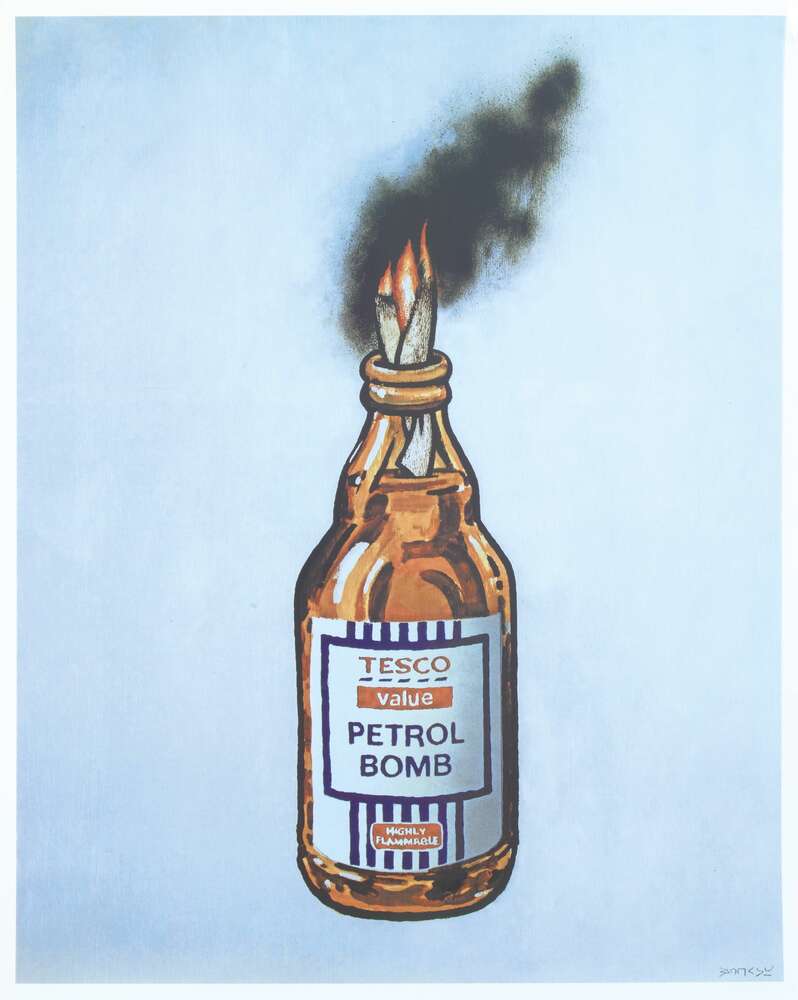 репродукція картина-постер  Запальна бомба Теско Бенксі