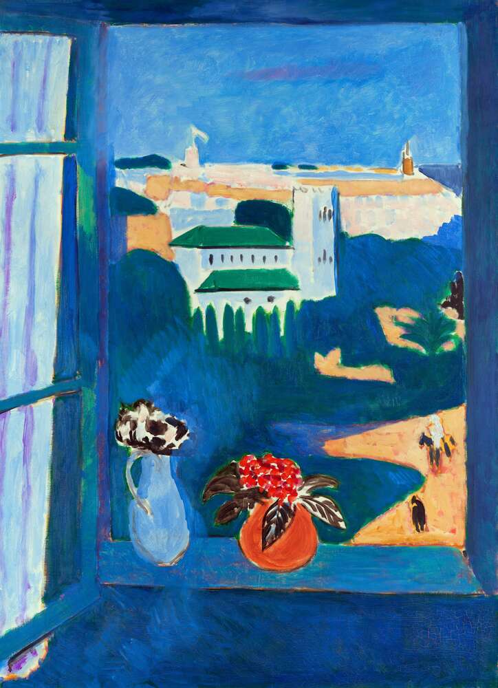репродукція картина-постер  Марокканський триптих. Вид з вікна. Танжер Анрі Матісс