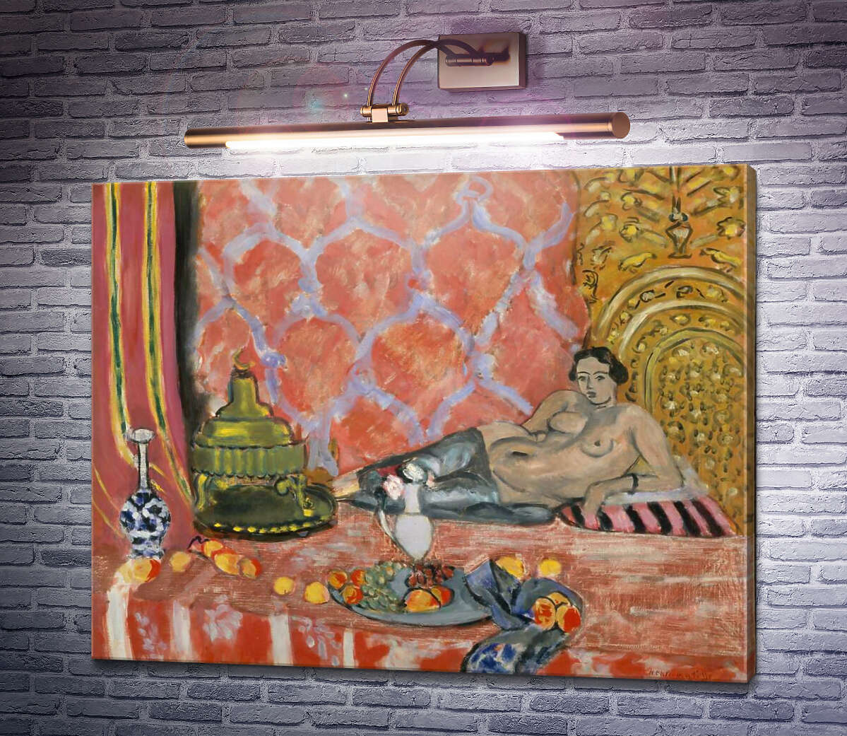 Картина Одалиска в серых панталонах Анри Матисс