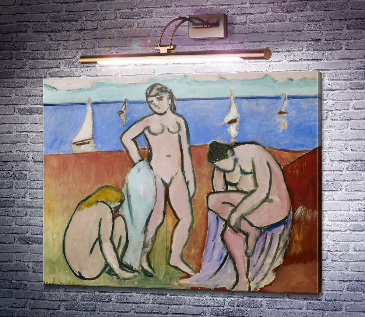Картина Три купальниці Анрі Матісс