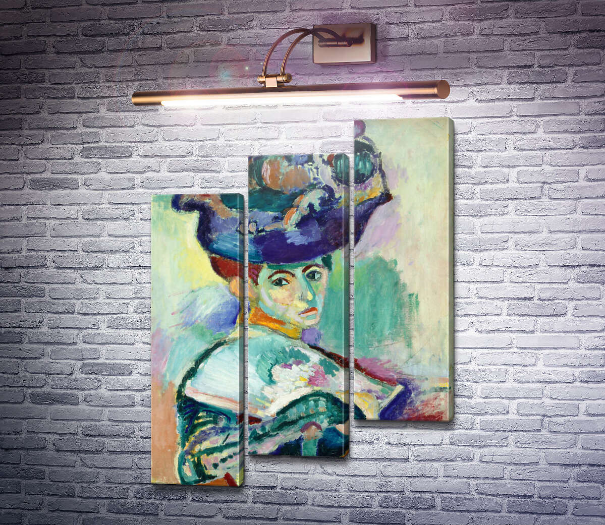 Модульна картина Жінка в капелюшку (Модуль №14) Анрі Матісс