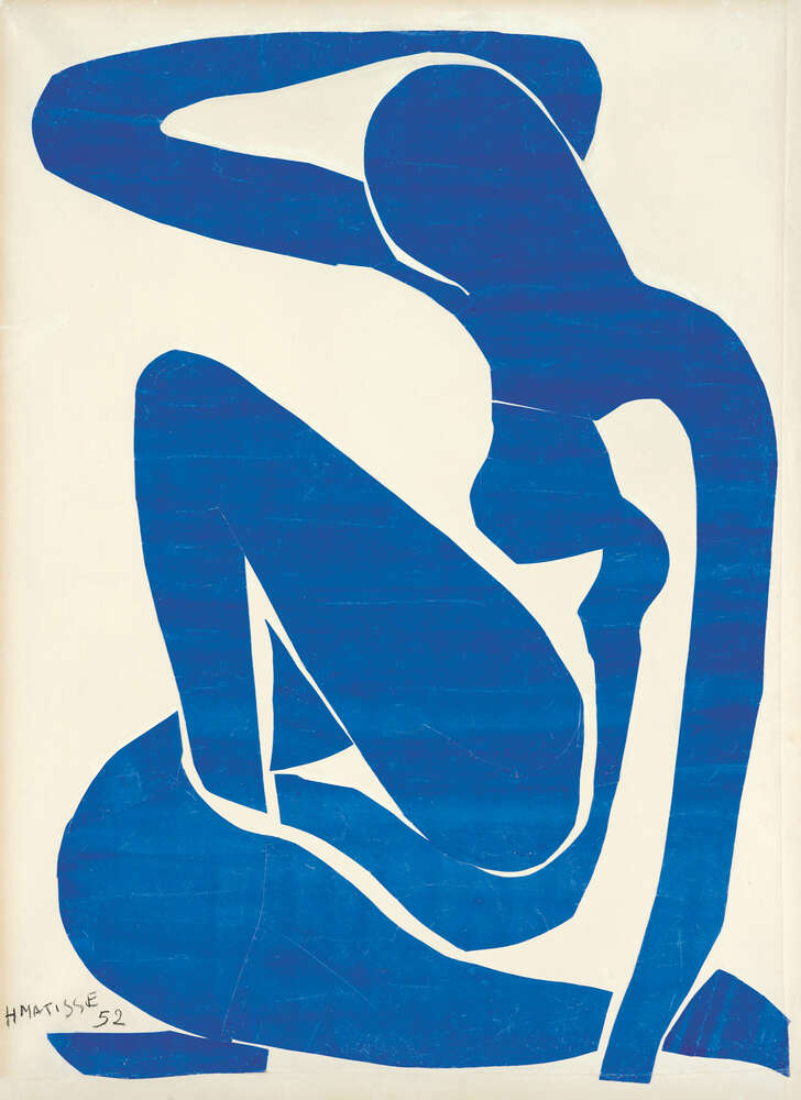 репродукція картина-постер  Блакитна оголена I Анрі Матісс