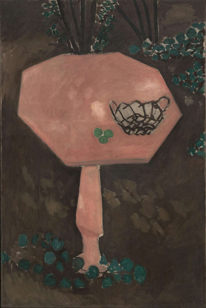 репродукція картина-постер  Мармурова троянда (Столик у вигляді троянди) Анрі Матісс