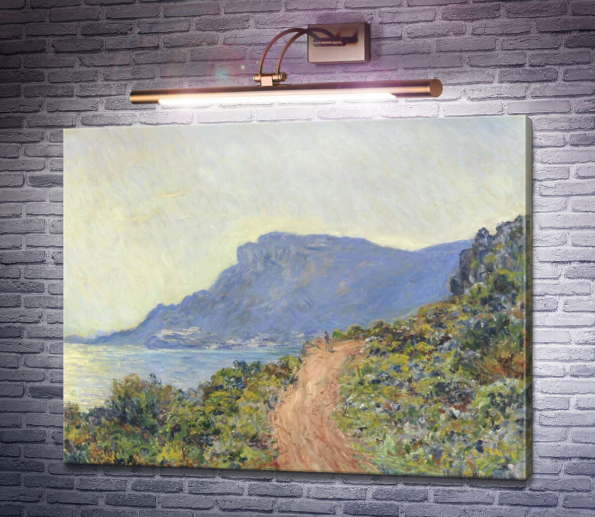 Картина Гірська дорога в Монако Клод Моне
