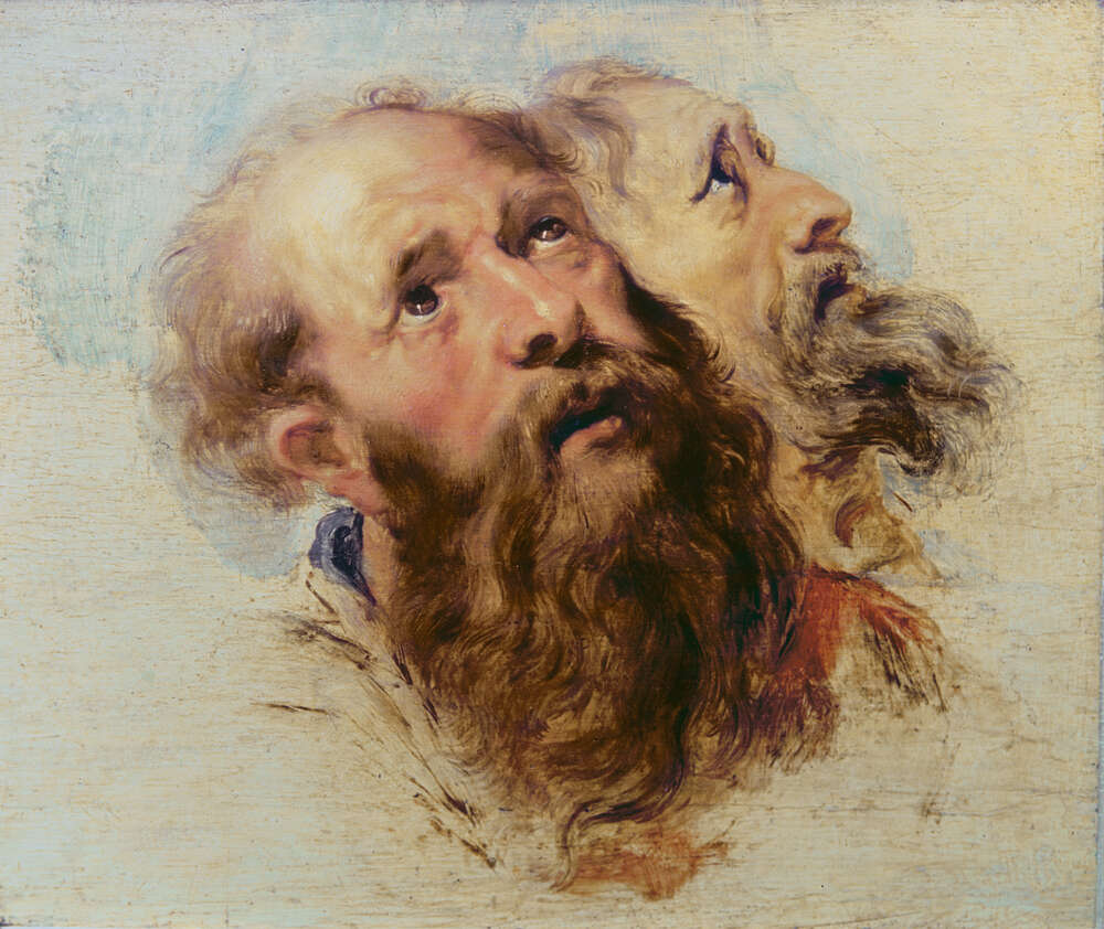 репродукция картина-постер  Два апостола Питер Пауль Рубенс