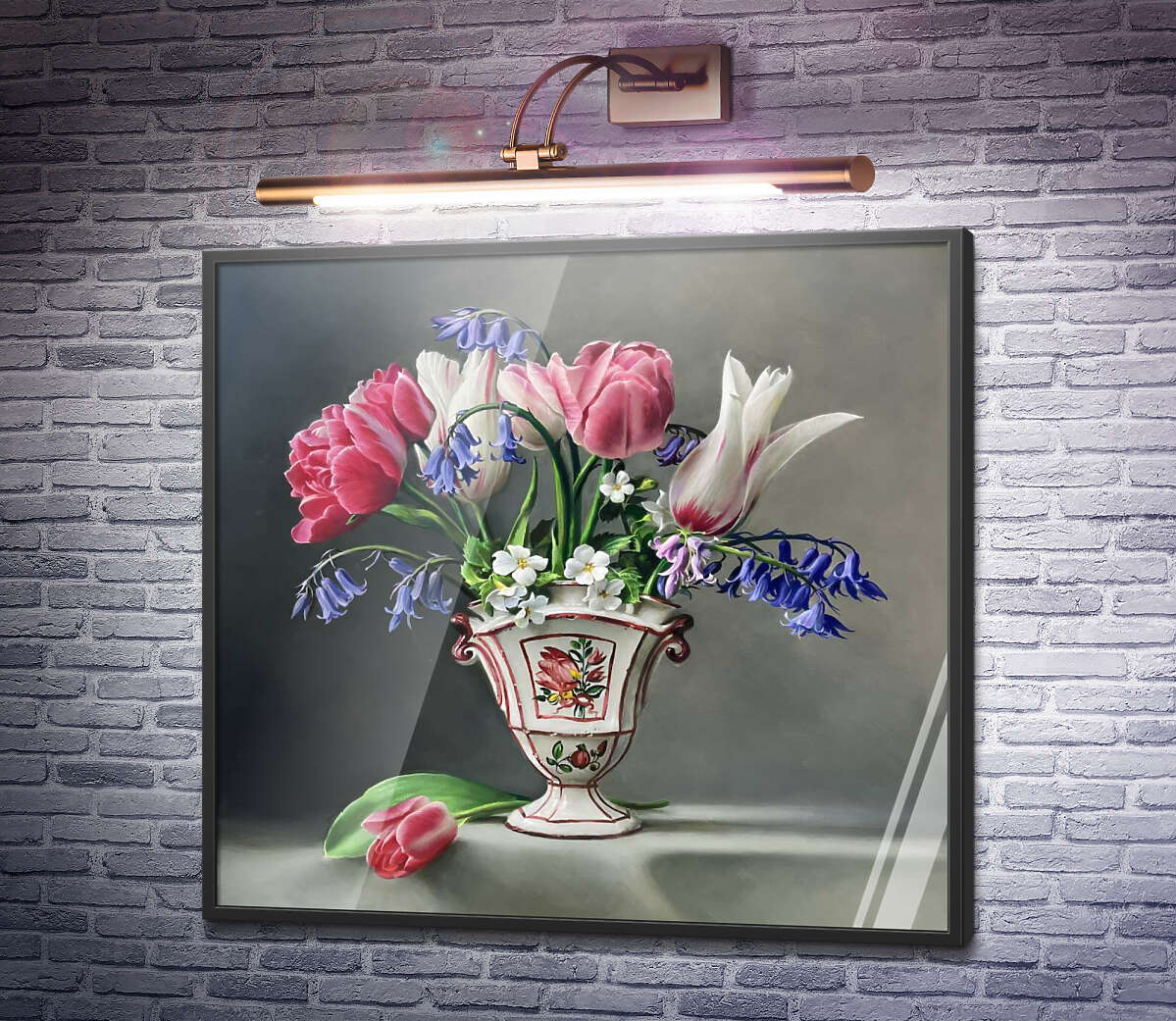 Постер Тюльпаны в вазе Питер Вагеманс