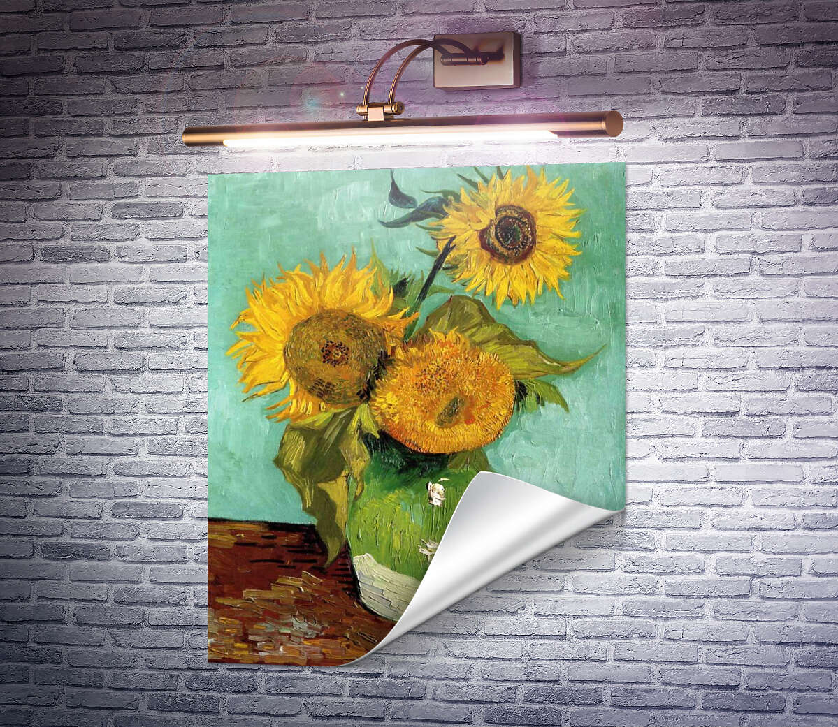 Тільки друк Соняшники (Sunflowers), 1888 Вінсент Ван Гог