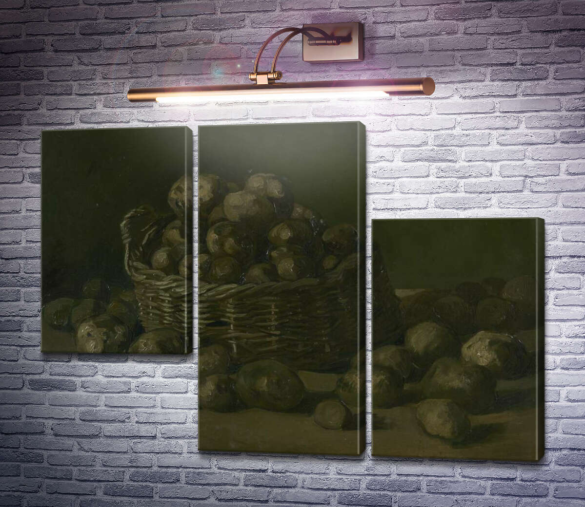 Модульна картина Кошик картоплі (Basket of Potatoes), 1885 (Модуль №13) Вінсент Ван Гог Модульна картина Кошик картоплі (Basket of Potatoes), 1885 (Модуль №13) Вінсент Ван Гог