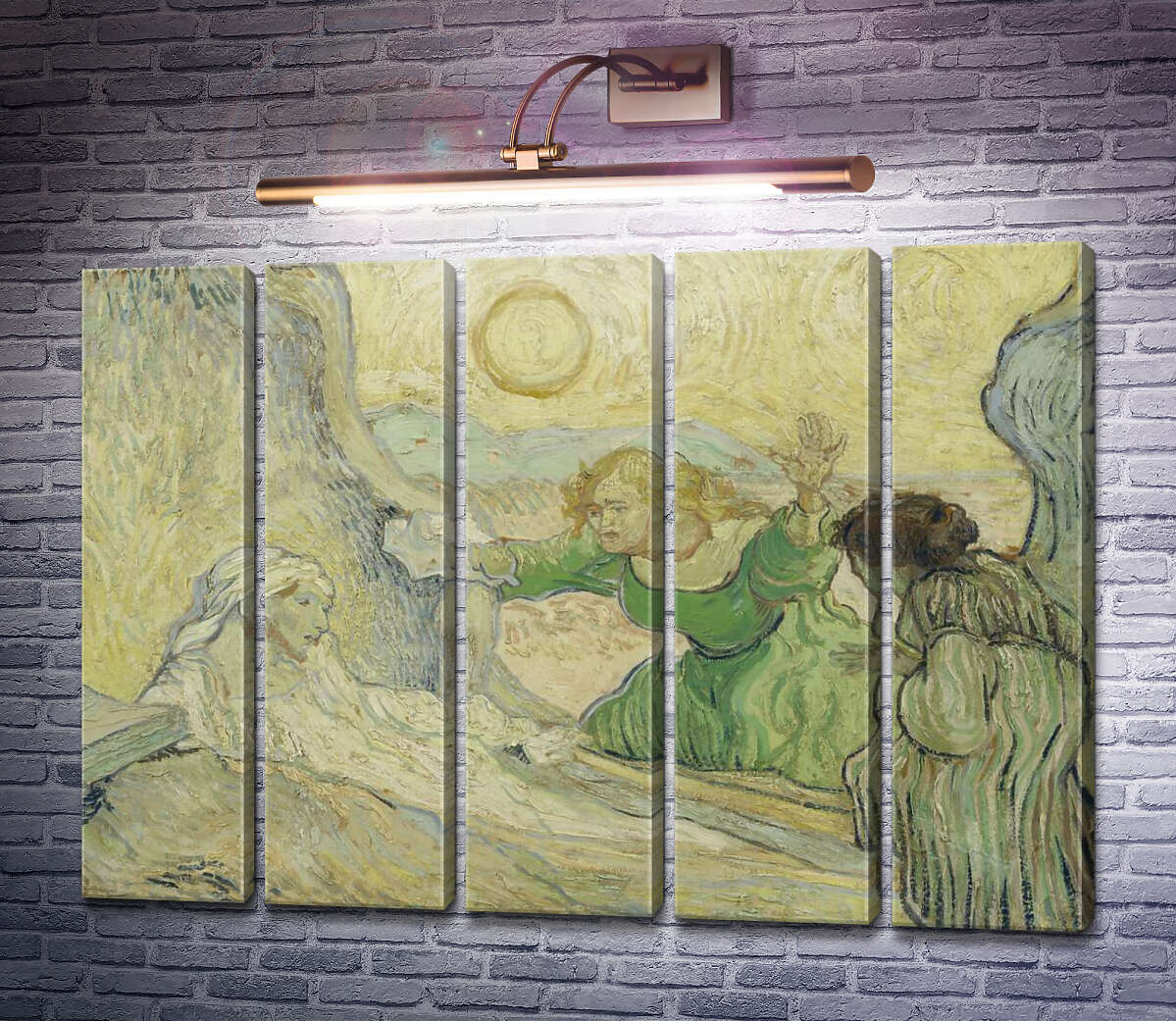 Модульна картина Воскресіння Лазаря (Raising of Lazarus), 1889 (Модуль №26) Вінсент Ван Гог Модульна картина Воскресіння Лазаря (Raising of Lazarus), 1889 (Модуль №26) Вінсент Ван Гог