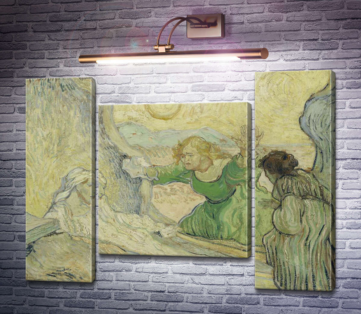 Модульная картина Воскрешение Лазаря (Raising of Lazarus), 1889 (Модуль №11) Винсент Ван Гог