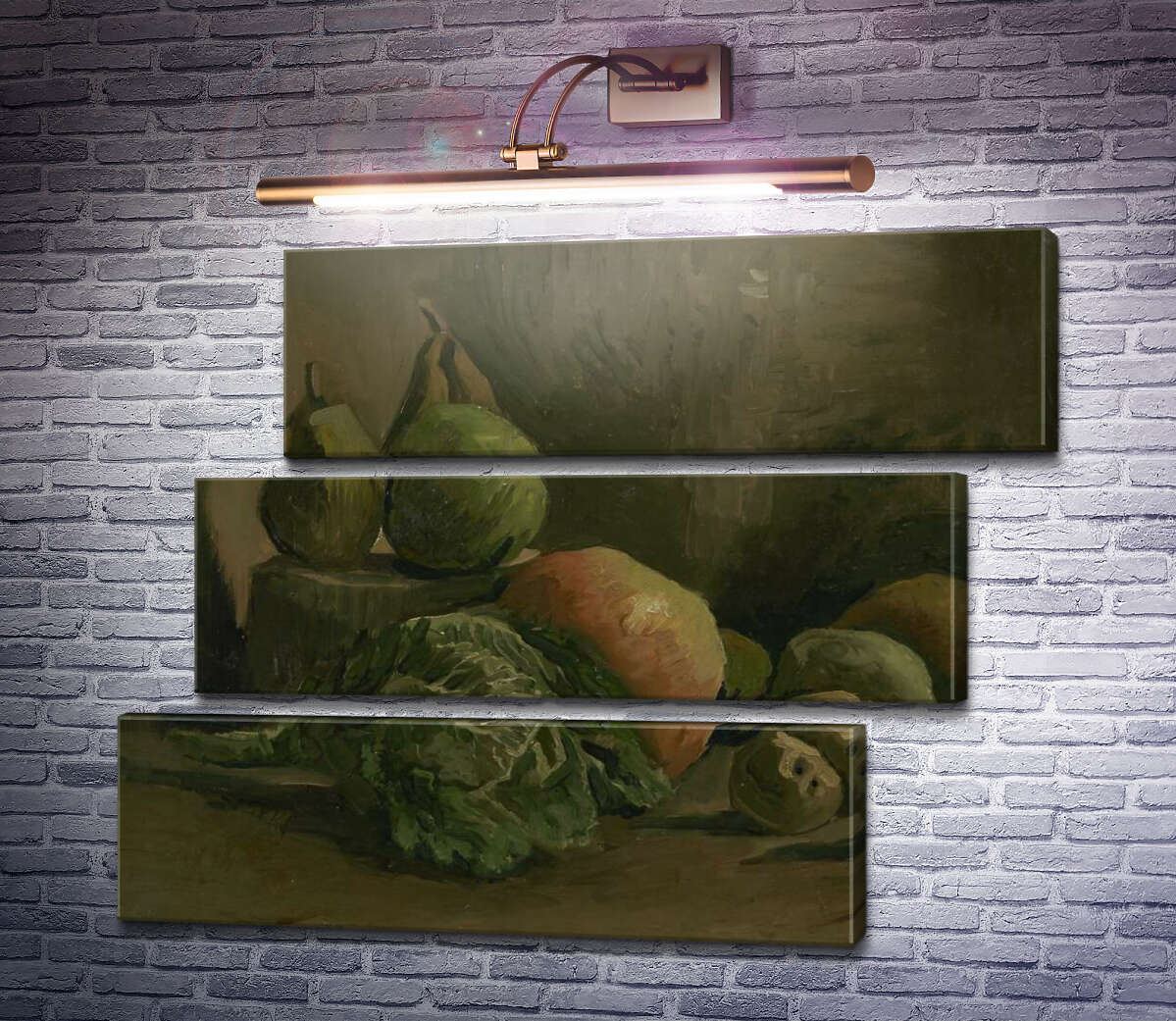 Модульная картина Натюрморт с овощами и фруктами (Still Life with Vegetables and Fruit), 1884 (Модуль №17) Винсент Ван Гог Модульная картина Натюрморт с овощами и фруктами (Still Life with Vegetables and Fruit), 1884 (Модуль №17) Винсент Ван Гог