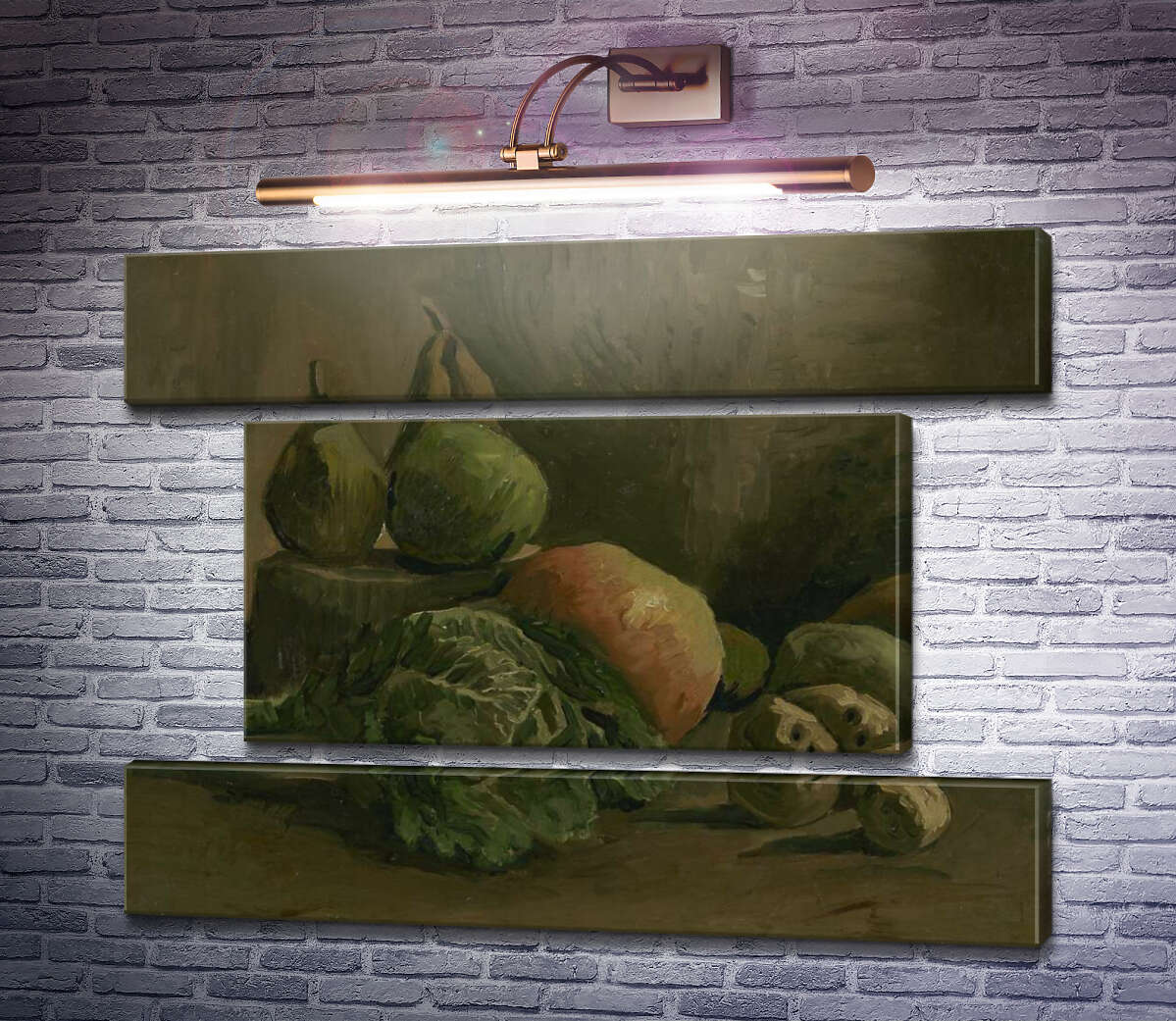 Модульная картина Натюрморт с овощами и фруктами (Still Life with Vegetables and Fruit), 1884 (Модуль №18) Винсент Ван Гог Модульная картина Натюрморт с овощами и фруктами (Still Life with Vegetables and Fruit), 1884 (Модуль №18) Винсент Ван Гог