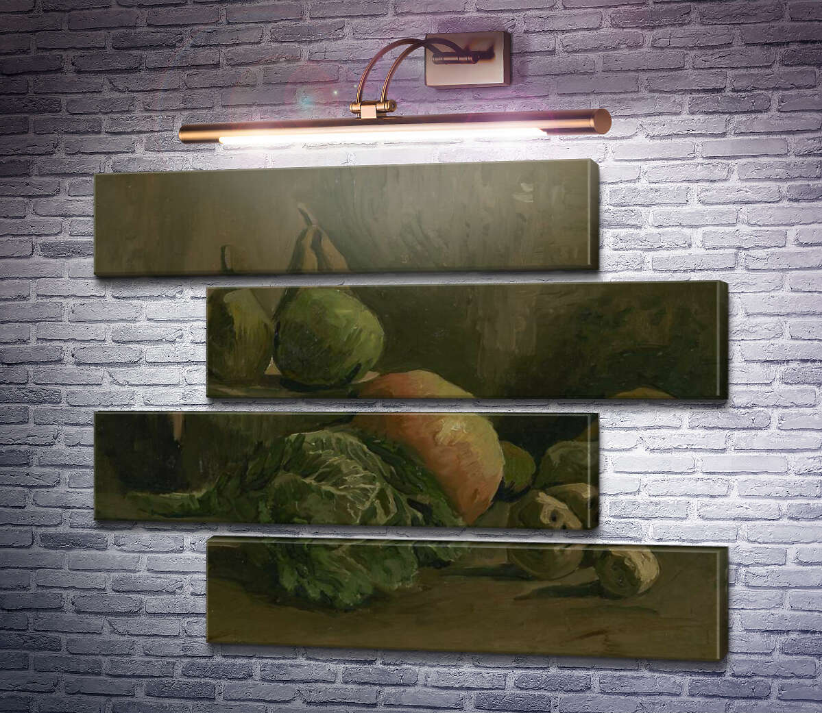 Модульная картина Натюрморт с овощами и фруктами (Still Life with Vegetables and Fruit), 1884 (Модуль №23) Винсент Ван Гог Модульная картина Натюрморт с овощами и фруктами (Still Life with Vegetables and Fruit), 1884 (Модуль №23) Винсент Ван Гог