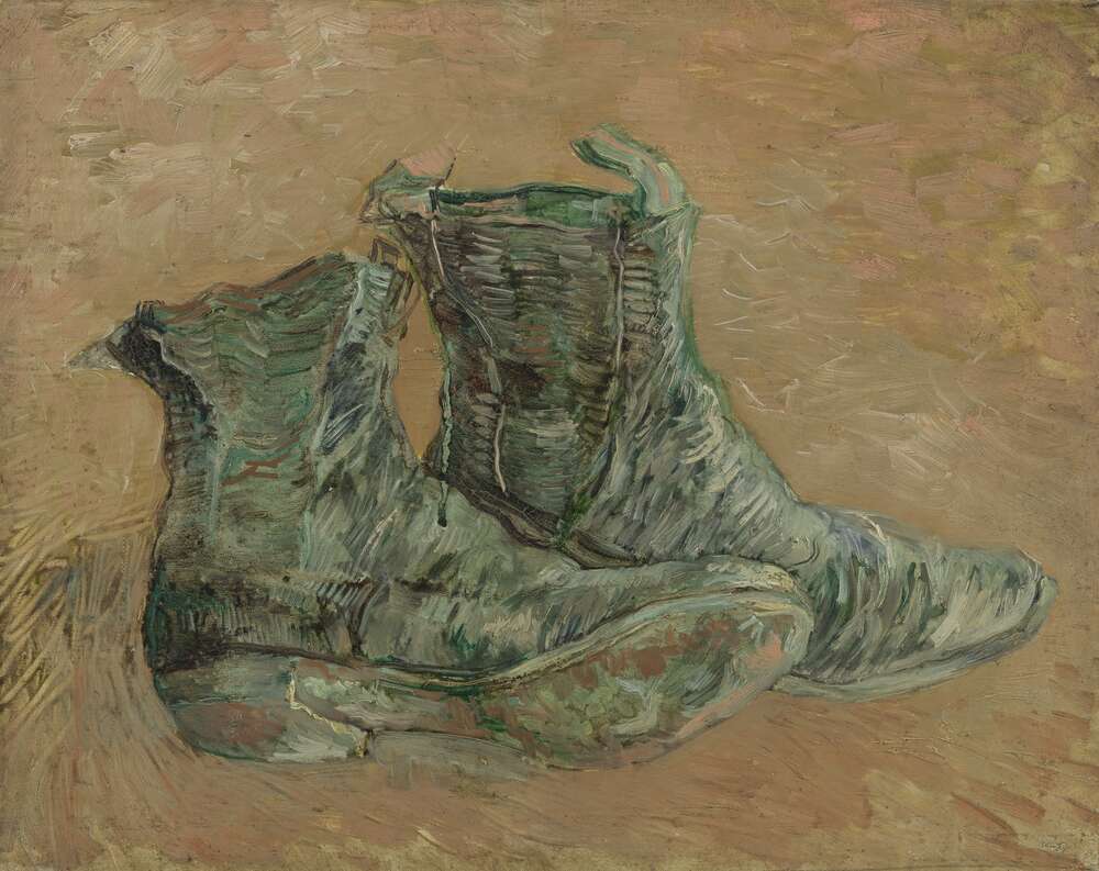 репродукція картина-постер  Черевики (Shoes), 1887 Вінсент Ван Гог