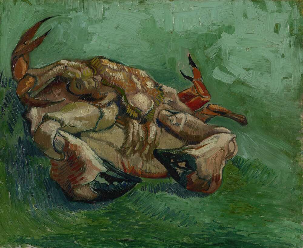 репродукція картина-постер  Краб на спині (Crab on It`s Back), 1889 Вінсент Ван Гог