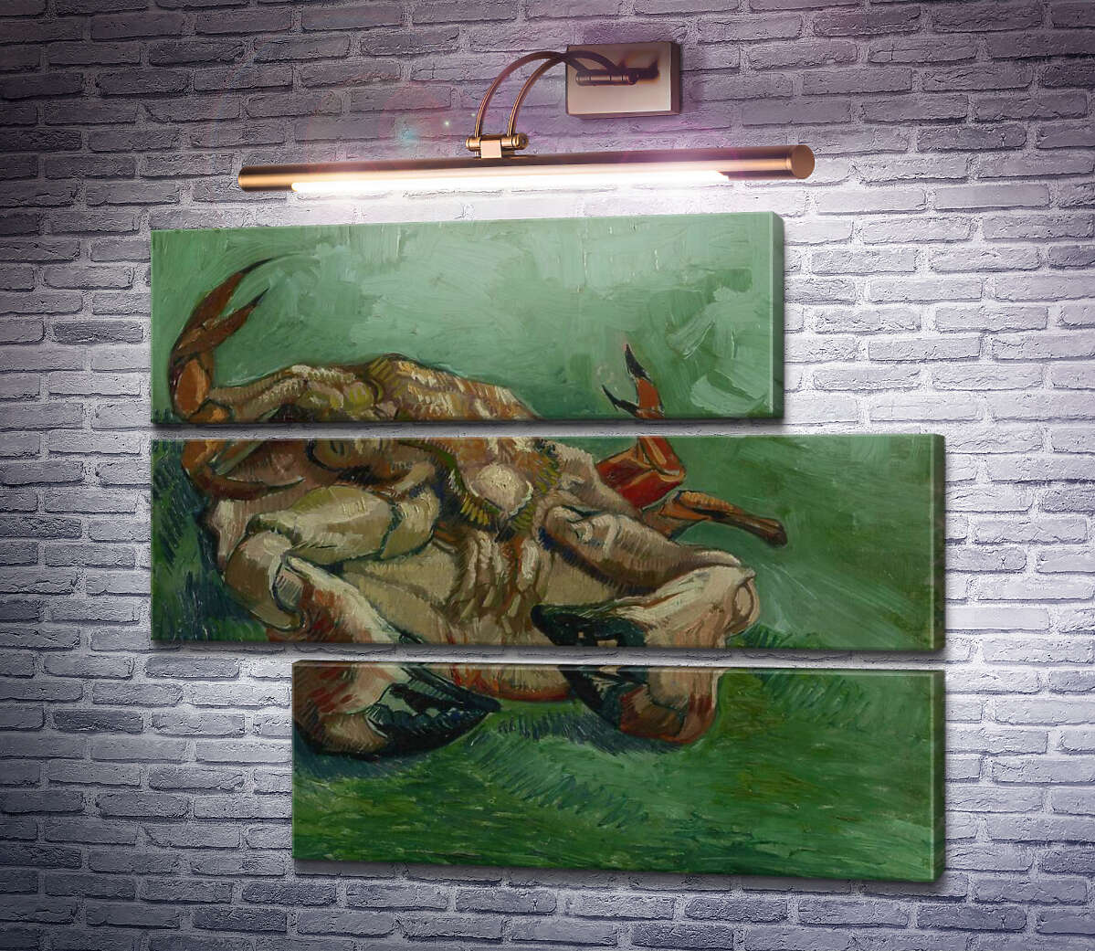 Модульна картина Краб на спині (Crab on It`s Back), 1889 (Модуль №16) Вінсент Ван Гог
