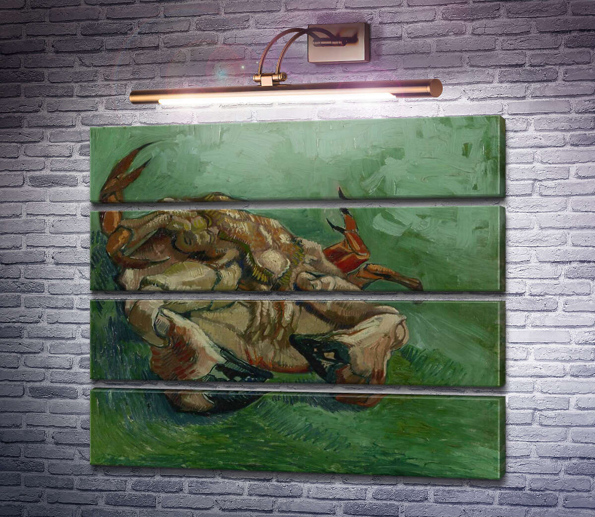 Модульная картина Краб на спине (Crab on It`s Back), 1889 (Модуль №22) Винсент Ван Гог Модульная картина Краб на спине (Crab on It`s Back), 1889 (Модуль №22) Винсент Ван Гог