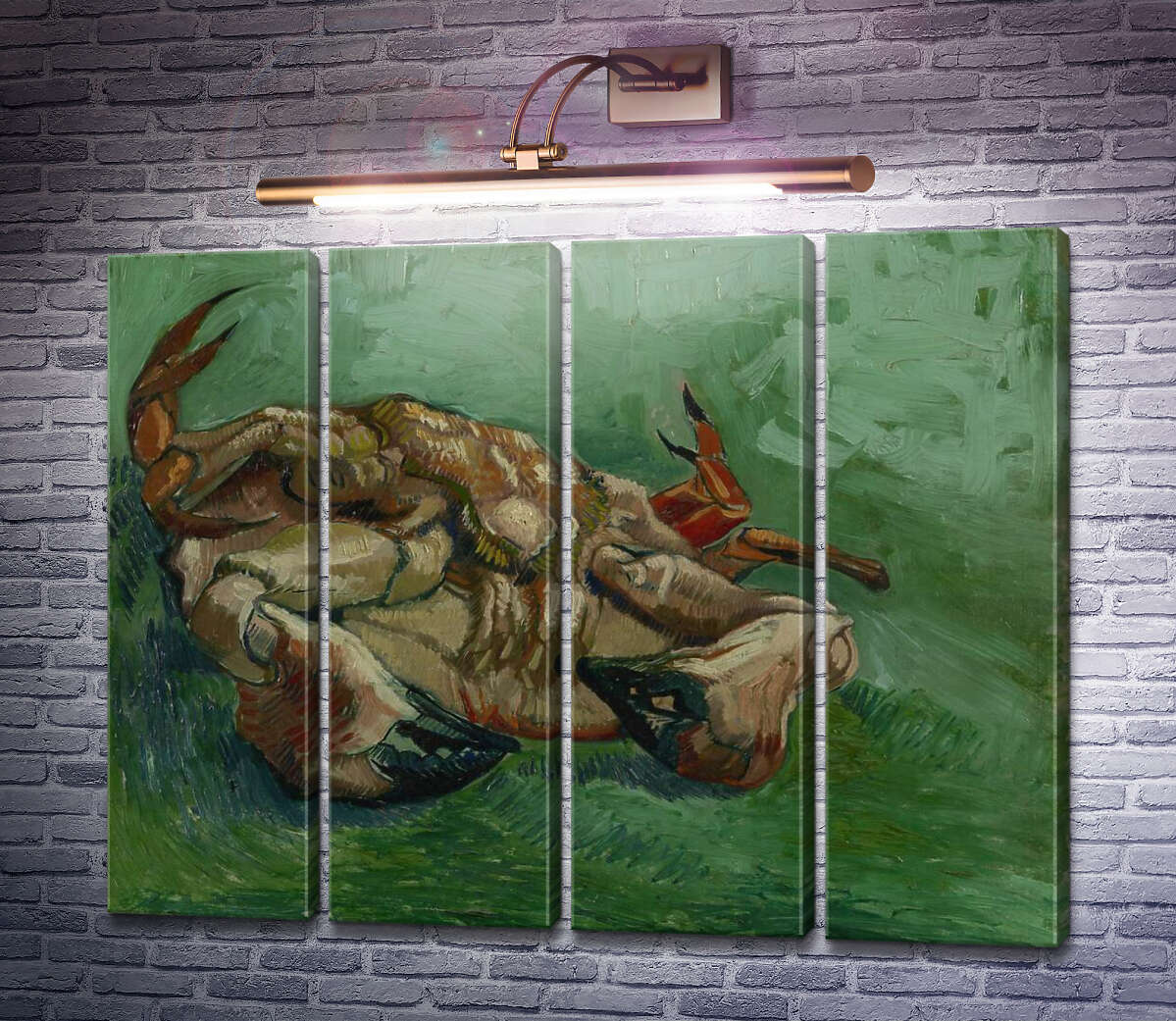 Модульна картина Краб на спині (Crab on It`s Back), 1889 (Модуль №24) Вінсент Ван Гог Модульна картина Краб на спині (Crab on It`s Back), 1889 (Модуль №24) Вінсент Ван Гог