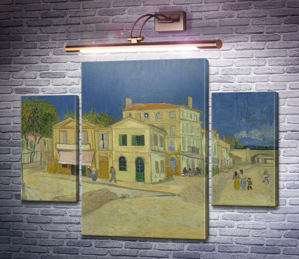 Модульная картина Дом Винсента в Арле (желтый Дом) (Vincent`s House in Arles (The Yellow House)), 1888 (Модуль №5) Винсент Ван Гог Модульная картина Дом Винсента в Арле (желтый Дом) (Vincent`s House in Arles (The Yellow House)), 1888 (Модуль №5) Винсент Ван Гог