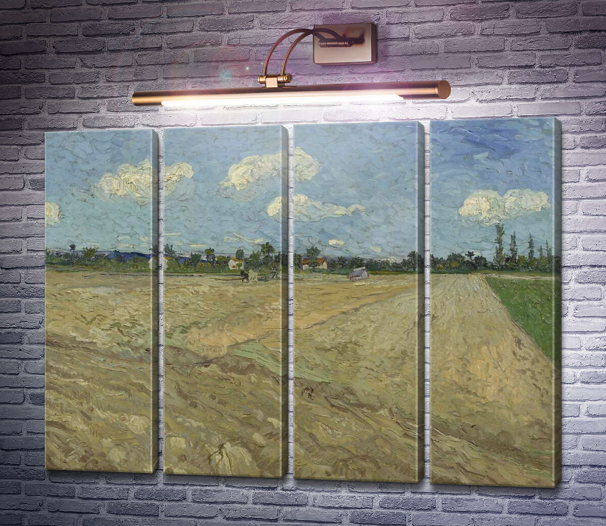 Модульна картина Заоране поле (The Ploughed Field), 1888 (Модуль №24) Вінсент Ван Гог Модульна картина Заоране поле (The Ploughed Field), 1888 (Модуль №24) Вінсент Ван Гог