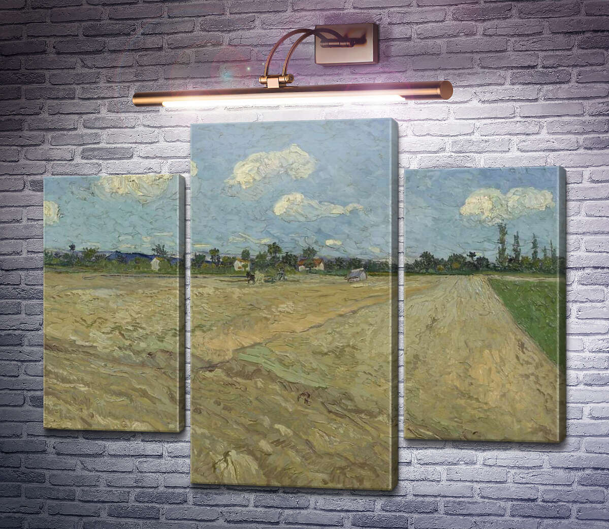 Модульна картина Заоране поле (The Ploughed Field), 1888 (Модуль №10) Вінсент Ван Гог Модульна картина Заоране поле (The Ploughed Field), 1888 (Модуль №10) Вінсент Ван Гог