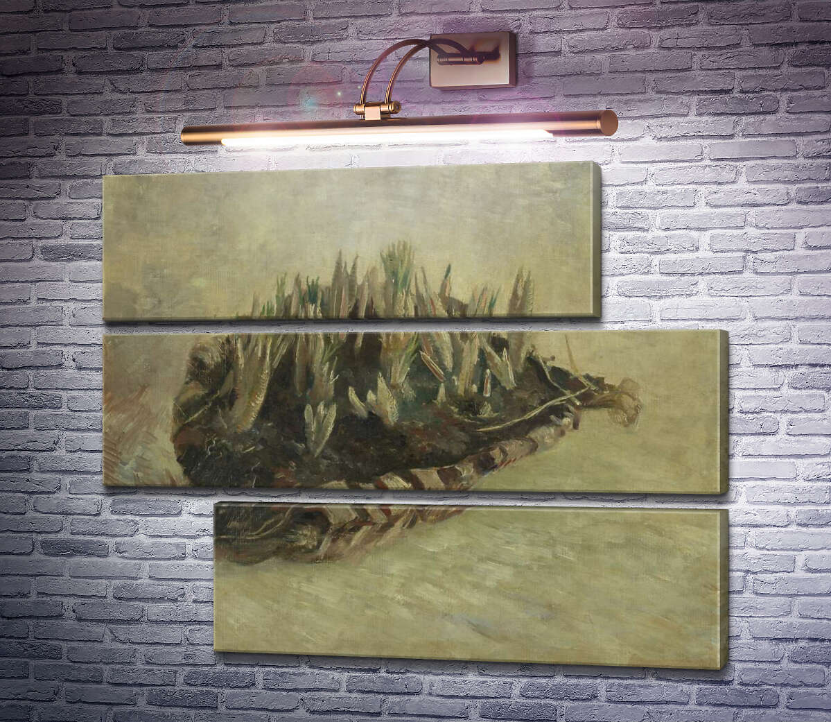 Модульна картина Натюрморт з кошиком крокусів (Still Life with a Basket of Crocuses), 1887 (Модуль №16) Вінсент Ван Гог Модульна картина Натюрморт з кошиком крокусів (Still Life with a Basket of Crocuses), 1887 (Модуль №16) Вінсент Ван Гог