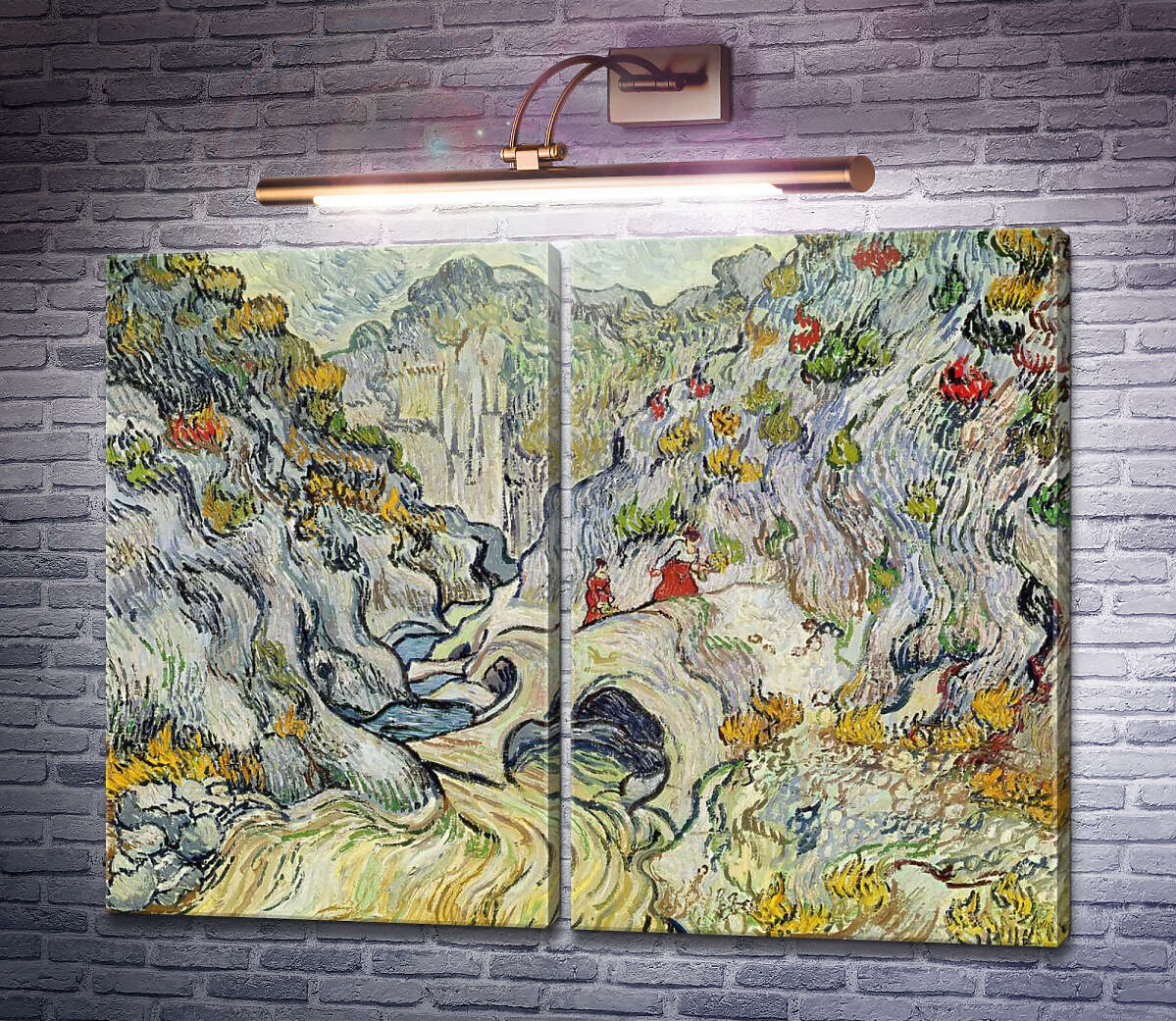 Модульна картина Ущелина Пейруле Вінсент Ван Гог