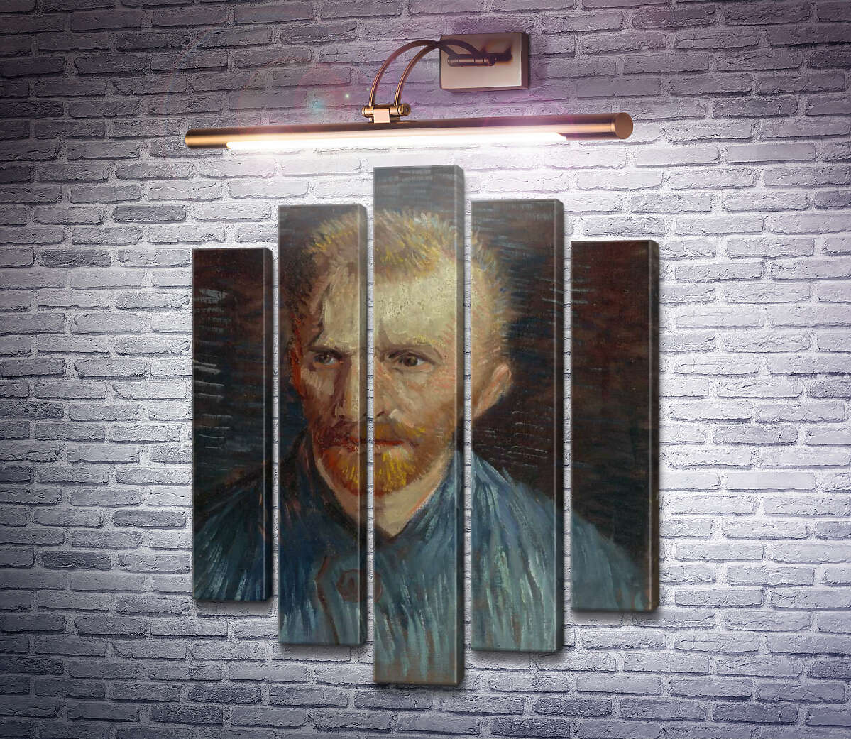 Модульная картина Автопортрет 4 (Self Portrait 4), 1887 (Модуль №4) Винсент Ван Гог Модульная картина Автопортрет 4 (Self Portrait 4), 1887 (Модуль №4) Винсент Ван Гог