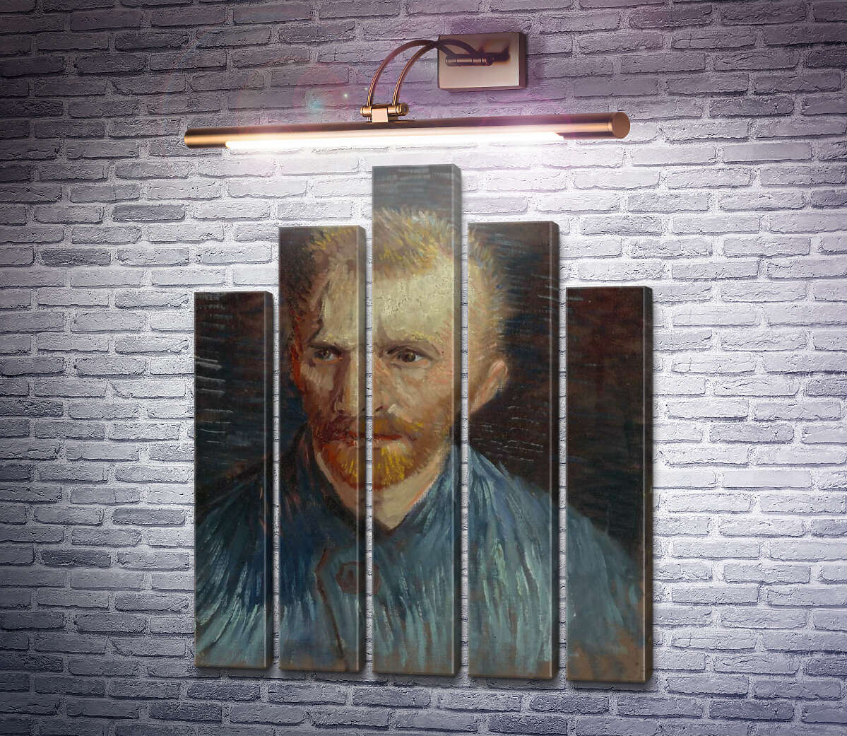 Модульная картина Автопортрет 4 (Self Portrait 4), 1887 (Модуль №29) Винсент Ван Гог Модульная картина Автопортрет 4 (Self Portrait 4), 1887 (Модуль №29) Винсент Ван Гог